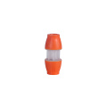 Plastic compression pipe fitting female male straight connector